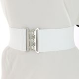 Ceinture femme élastique large à boucle 3 boutons, GLORIA Fabriqué en France