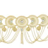 Ceinture chaîne pendantes à strass pour femme , ESTELA