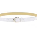 Women genuine Italian leather belt LUNA, Made in France