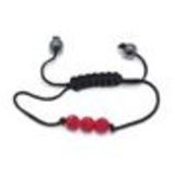 AOH-78 Noir bracelet Black (Red) - 1590-5738