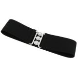 Wide Waist Elasticated Woman Belt, GLORIA Made in France