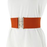 Ceinture femme élastique large à boucle 3 boutons, GLORIA Fabriqué en France