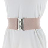 Ceinture femme élastique large à boucle 3 boutons, GLORIA Fabriqué en France