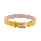 Women genuine Italian leather belt LUNA, Made in France