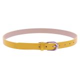 Women genuine Italian leather belt LUNA, Made in France