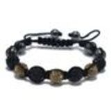 AOH-34BI bracelet Black-Gold - 1745-5763