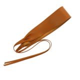 Woman Italian leather Obi belt, CASSIANE