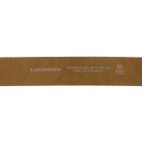 FASHIONGEN - Ceinture Véritable Cuir de Vachette Tannage Semi-Végétale pour fille et femme, HENRIETTA, Fabriqué en France