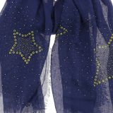 sensation coton, Star, woman scarf, NUARA