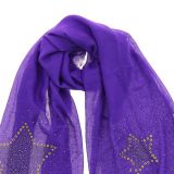 sensation coton, Star, woman scarf, NUARA