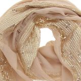 Woman's scarf with sequins, ELYNN