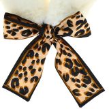 Acrylic fur scarf, Leopard, winter collar CHANTAL