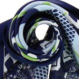 Foulard pour Femme 70 x 70 cm en Polyester haute qualité, sensation Soie, LOUCIA