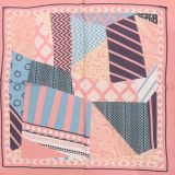 Foulard pour Femme 70 x 70 cm en Polyester haute qualité, sensation Soie, LOUCIA