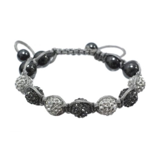 7 Perlen Perle Shamballa Armband, SARA