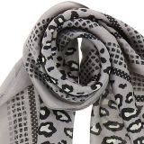 Foulard pour Femme 70 x 70 cm en Polyester haute qualité, sensation Soie, SILVA