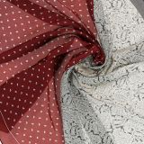 Foulard pour Femme 70 x 70 cm en Polyester haute qualité, sensation Soie, SEVANA