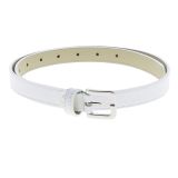 Ceinture femme 2 cm Véritable CUIR ITALIEN, LINDA