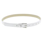 Ceinture femme 2 cm Véritable CUIR ITALIEN, LINDA