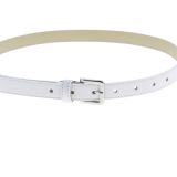 Ceinture femme 2 cm Véritable CUIR ITALIEN, LINDA