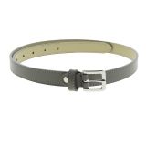 Ceinture femme 2 cm Véritable CUIR ITALIEN, LINDA