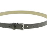 Ceinture femme 2 cm Véritable CUIR ITALIEN, LINDA