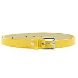 Ceinture femme 2 cm Véritable CUIR ITALIEN, LINDA