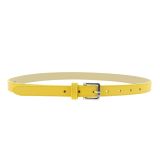 Ceinture femme 2 cm Véritable CUIR ITALIEN, LINDA