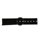 Ceinture femme Large en cuir suède fabriqué en FRANCE, ANETTE