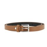 Ceinture femme 2 cm Véritable CUIR ITALIEN, LINDA