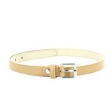 Ceinture femme 2 cm Véritable CUIR ITALIEN, LINDA