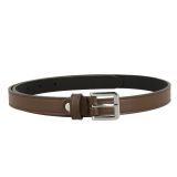 Ceinture femme 2 cm Véritable CUIR ITALIEN, LINDA