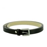 Ceinture femme 2 cm Véritable CUIR ITALIEN, LINDA