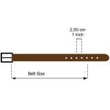 Easily adjustable Men's Leather Belt, Made in FRANCE, PELLAND