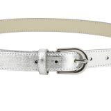 Women genuine Italian leather belt LUNA, Made in France