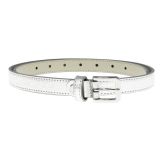 Ceinture femme 2 cm Véritable CUIR ITALIEN, LINDA