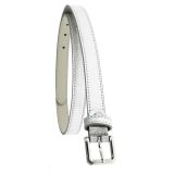 Ceinture femme 2 cm Véritable CUIR ITALIEN, LINDA