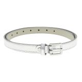 Ceinture femme 2 cm Véritable CUIR ITALIEN, LINDA