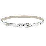 Ceinture femme 2 cm Véritable CUIR ITALIEN, LINDA