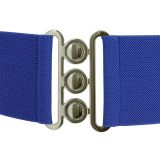 Ceinture femme élastique large à boucle 3 boutons, GLORIA Fabriqué en France