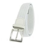 Ceinture élastique tressé et Cuir pour homme et femme, PERDERSEN