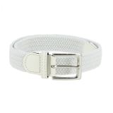 Ceinture élastique tressé et Cuir pour homme et femme, PERDERSEN