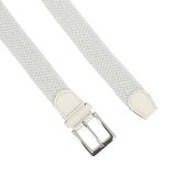 Ceinture élastique tressé et Cuir pour homme et femme, PERDERSEN