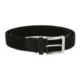 Ceinture élastique tressé et Cuir pour homme et femme, PERDERSEN