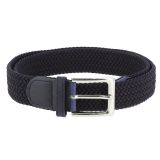 Ceinture élastique tressé et Cuir pour homme et femme, PERDERSEN