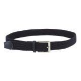 Ceinture élastique tressé et Cuir pour homme et femme, PERDERSEN