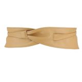 Woman Italian leather Obi belt, CASSIANE