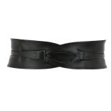 Woman Italian leather Obi belt, CASSIANE