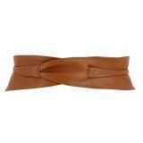 Woman Italian leather Obi belt, CASSIANE