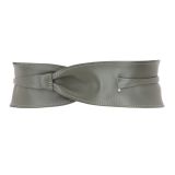 Woman Italian leather Obi belt, CASSIANE